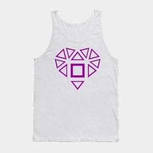 GMTRX purple f134 matrix heart Tank Top